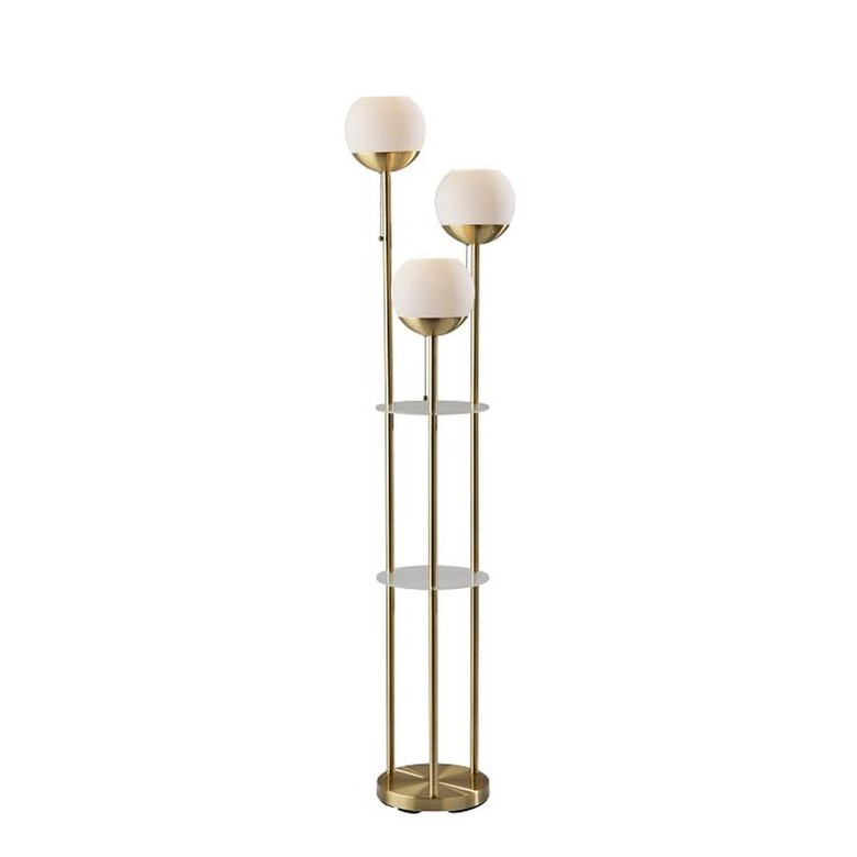 West Elm Trio Globe Shelf Floor Lamp