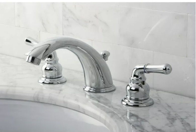 Kingston Brass Polished Chrome Widespread Bathroom Faucet