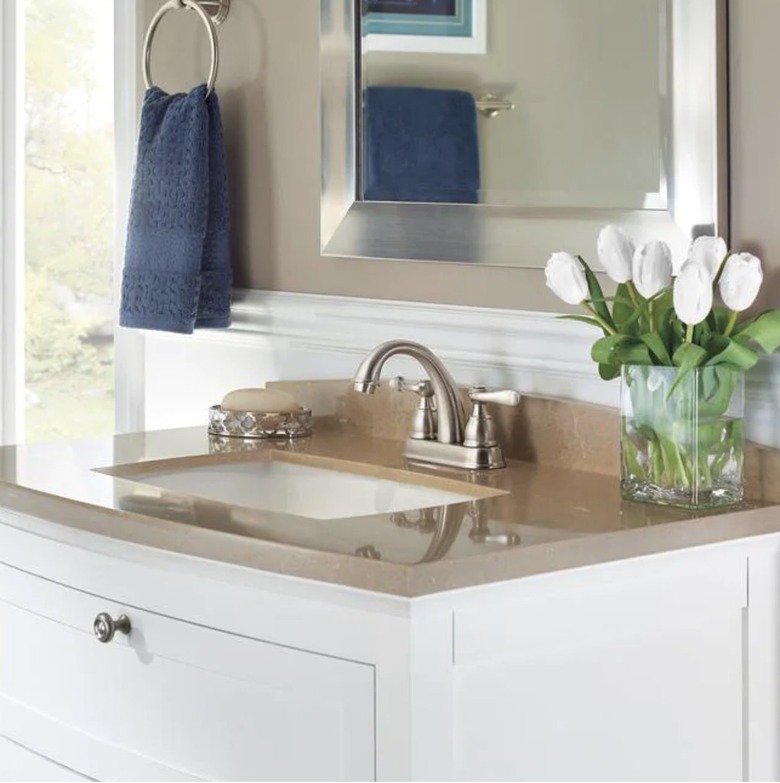 Windemere Centerset 2-Handle Bathroom Faucet Stainless Steel