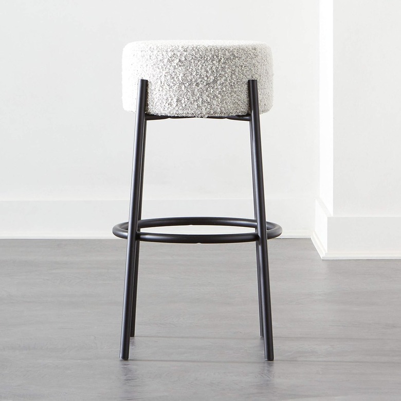 Fabric bar stool