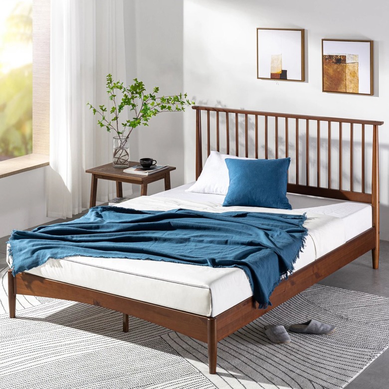Zinus Linda Midcentury Wood Platform Bed