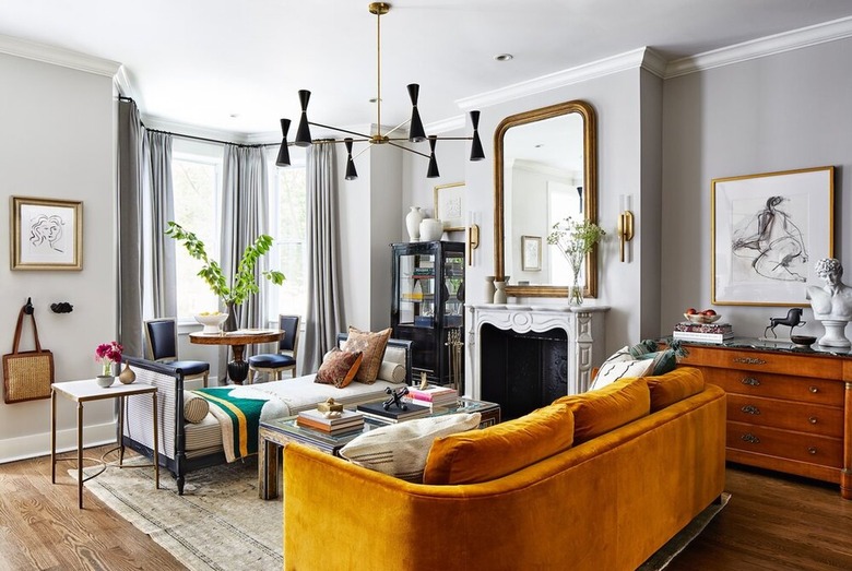 living room chandelier with matching sconces