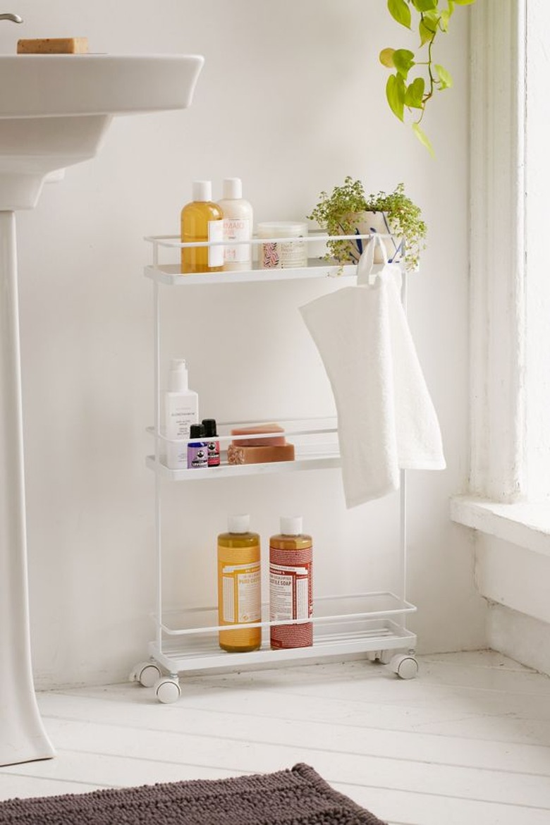 Urban Outfitters bathroom storage cart