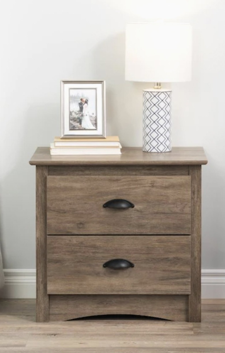 Salt Spring Drifted Gray Pine Nightstand
