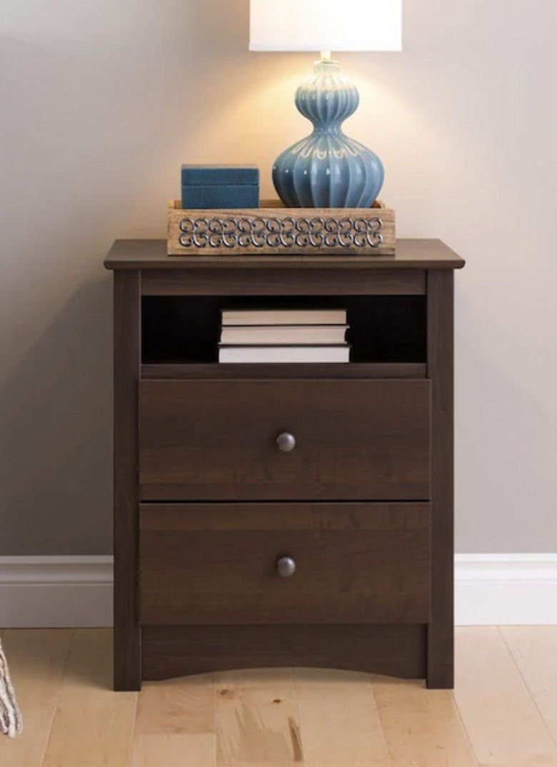 Espresso Nightstand