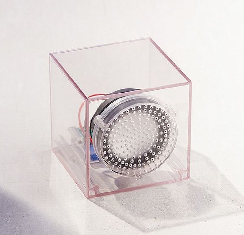 clear cube bluetooth speaker