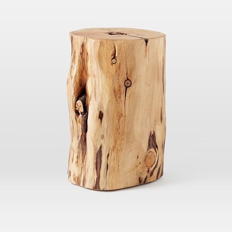 wooden side table