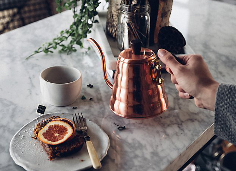 copper teapot