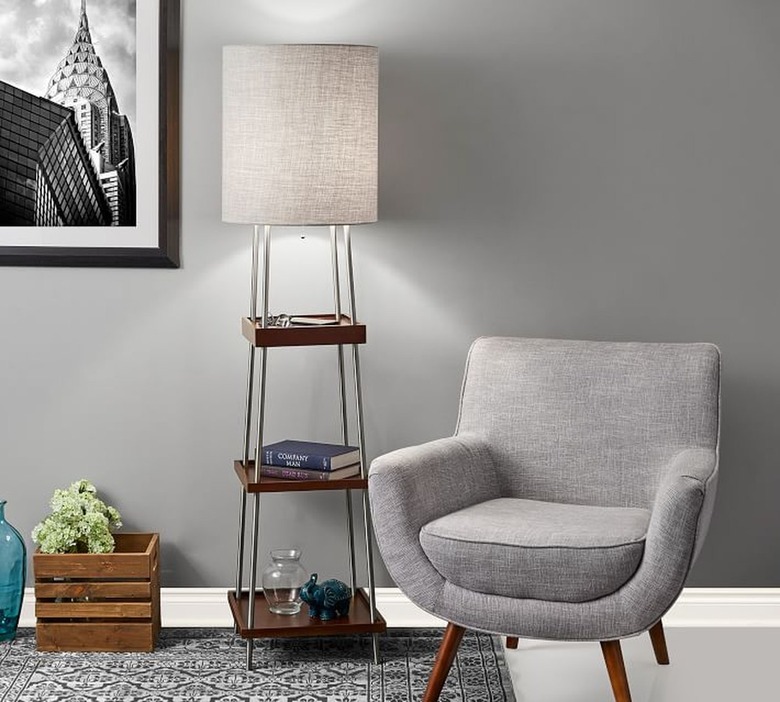 Pottery Barn 59-Inch Leroy Charge Floor Lamp