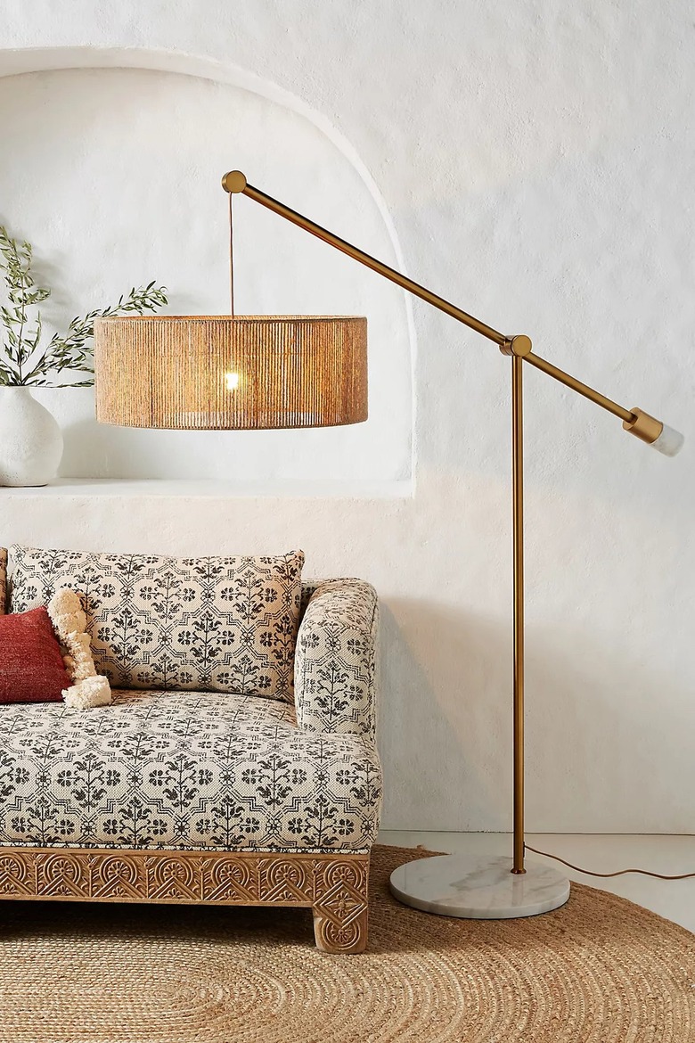 Anthropologie 54-Inch Topanga Jute Floor Lamp