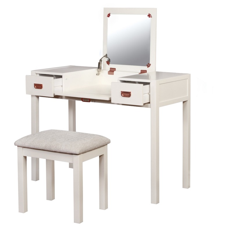 white vanity set