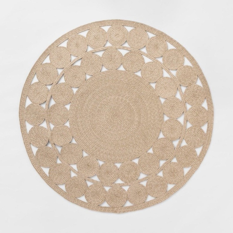 Opalhouse Round Ornate Braided Outdoor Rug