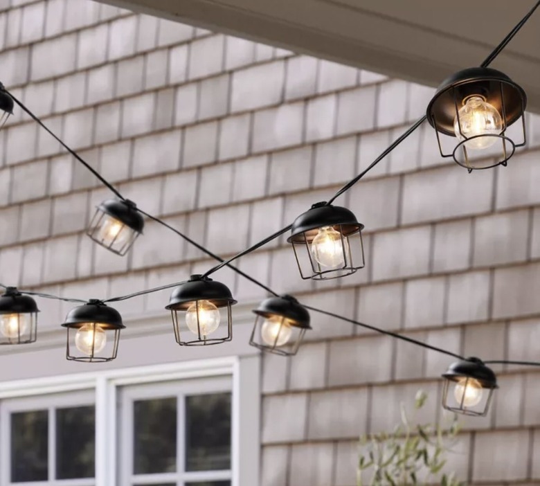 Cage string lights