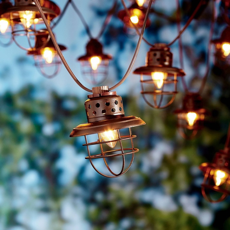 Cage string lights