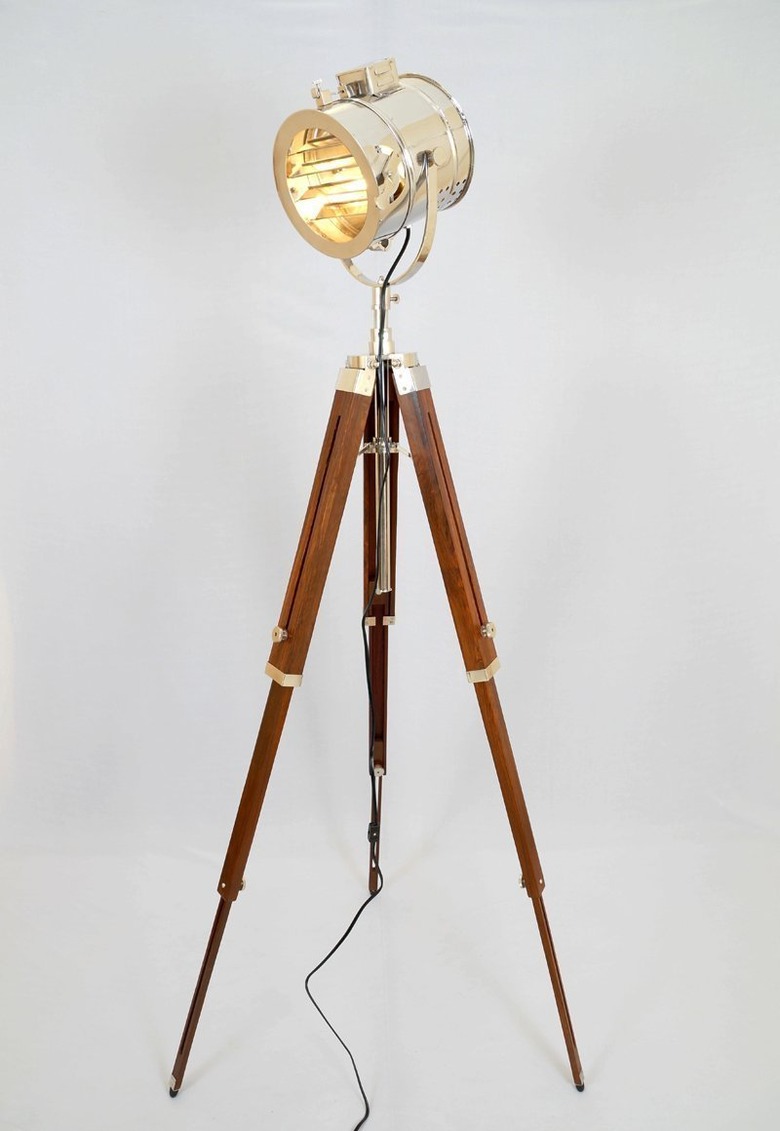 Avion Marine Signal Tripod Floor Lamp