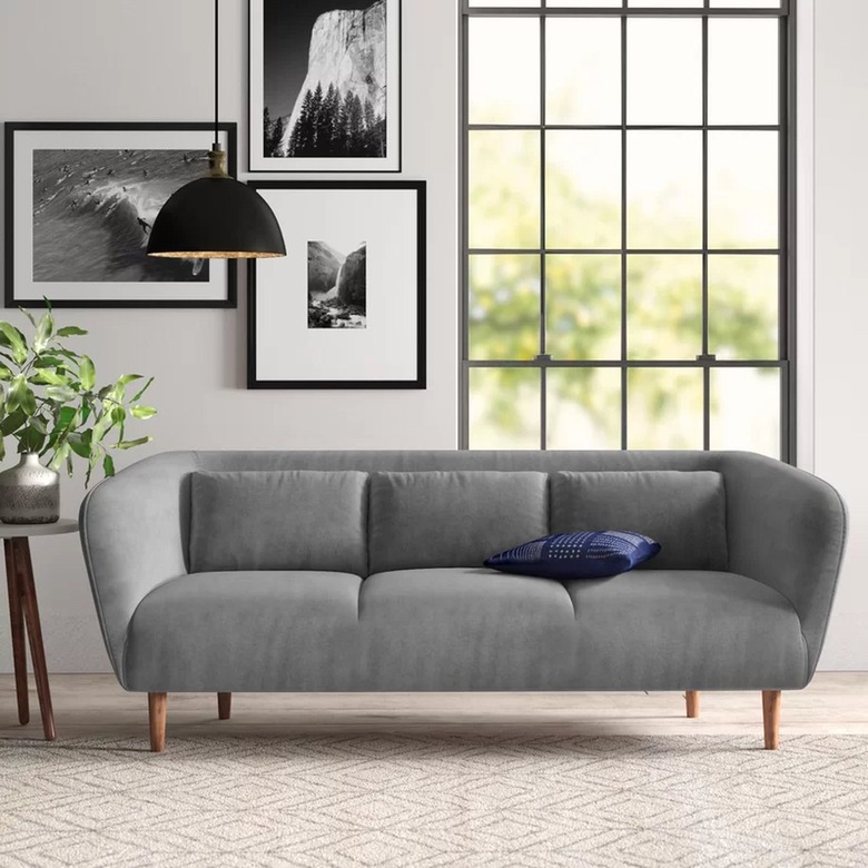 AllModern Generation Velvet Sofa