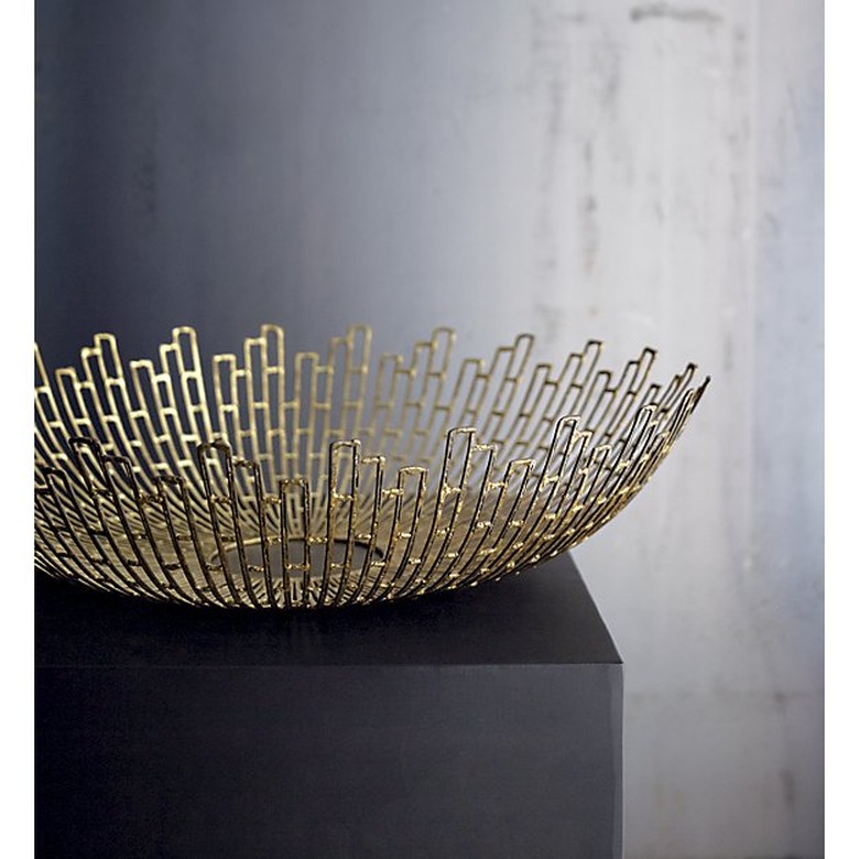 Midcentury Decorative Object - Crate & Barrel Sunburst Bowl