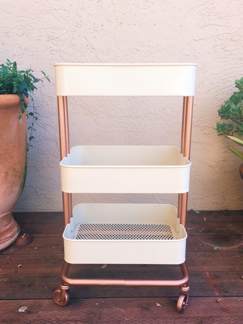 Ikea Decor Hack: Raskog rolling cart makeover