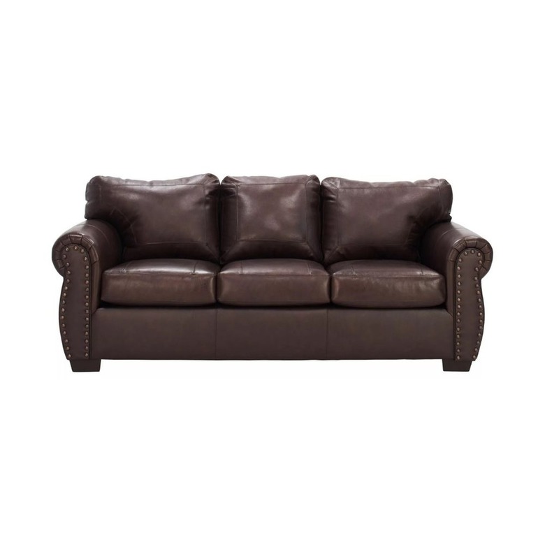 Raymour & Flanigan Duke Sofa in Dark Brown