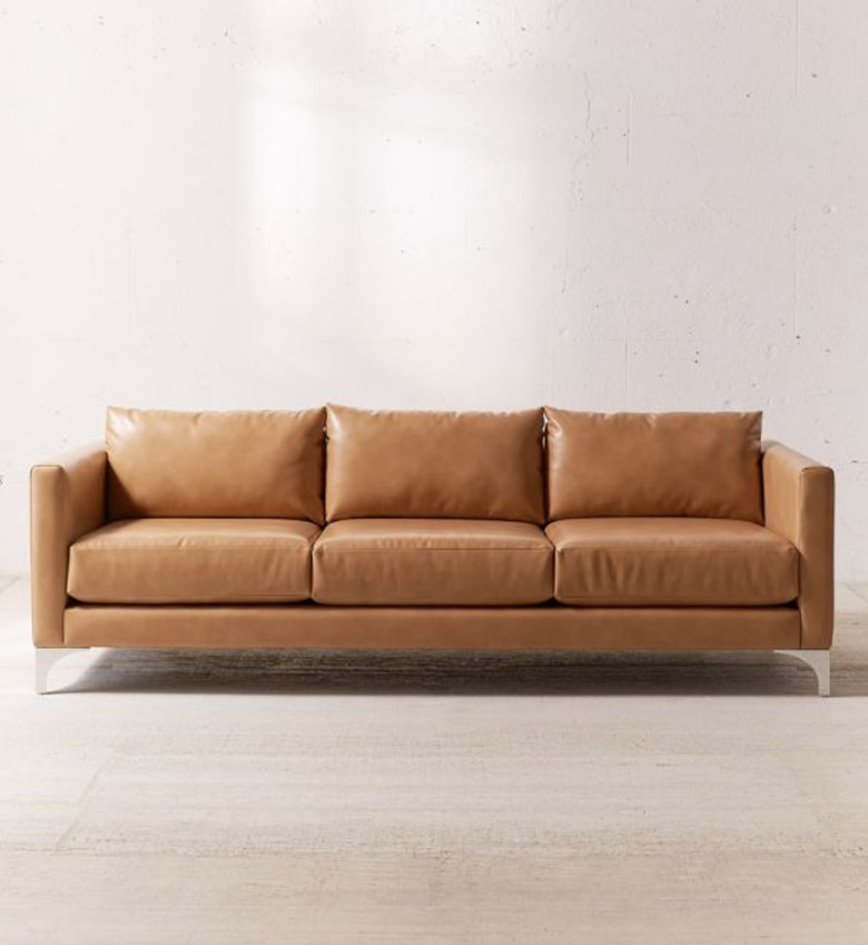 recycled leather sofa