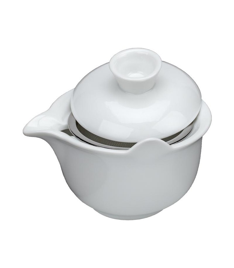 porcelain gaiwan tea infuser