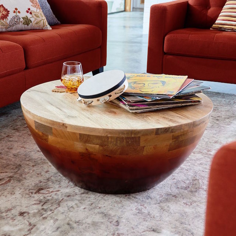 mango wood coffee table