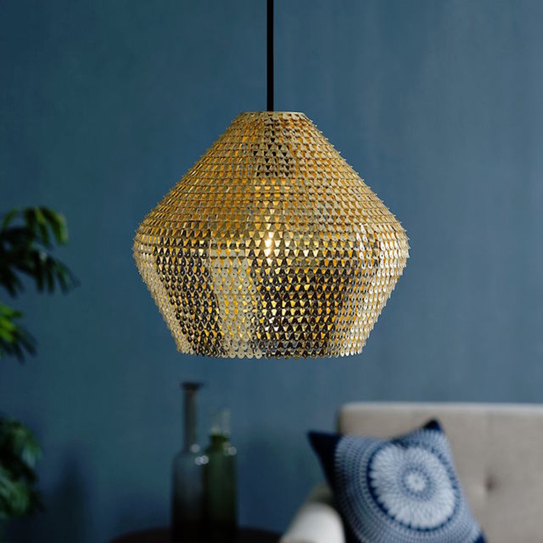 gold pendant light