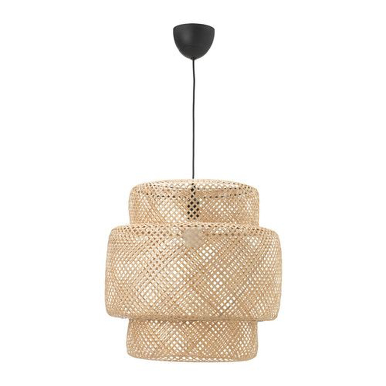 woven pendant light