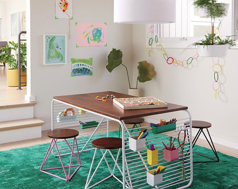 kids activity table and chairs
