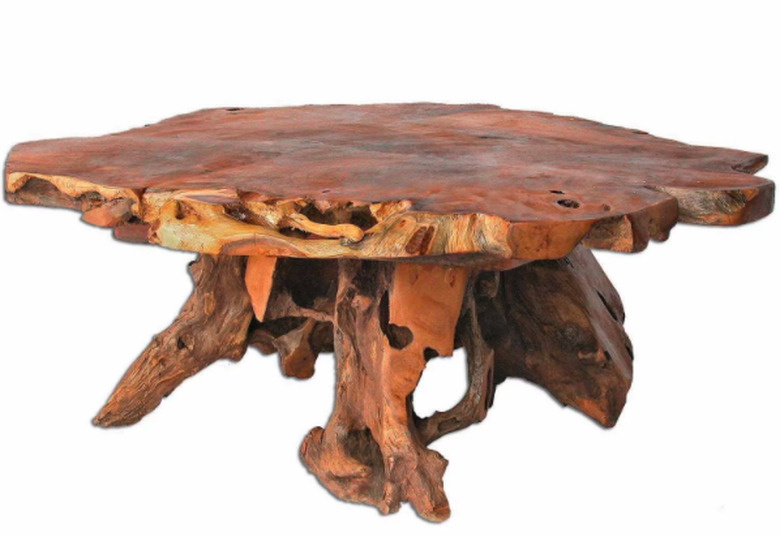 teak root coffee table