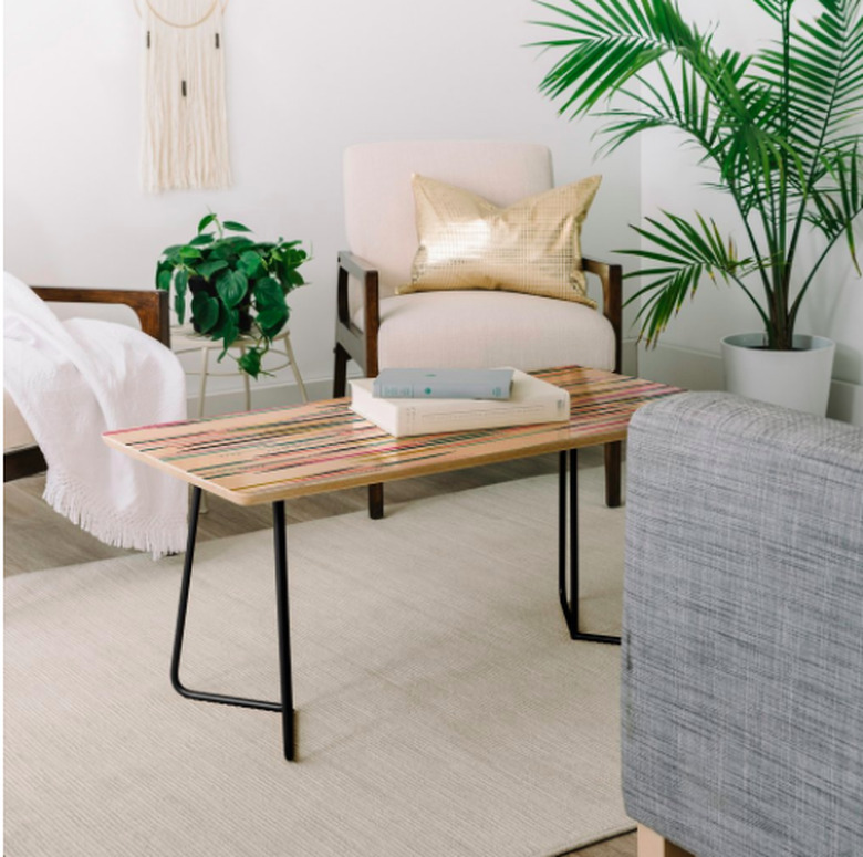 printed coffee table