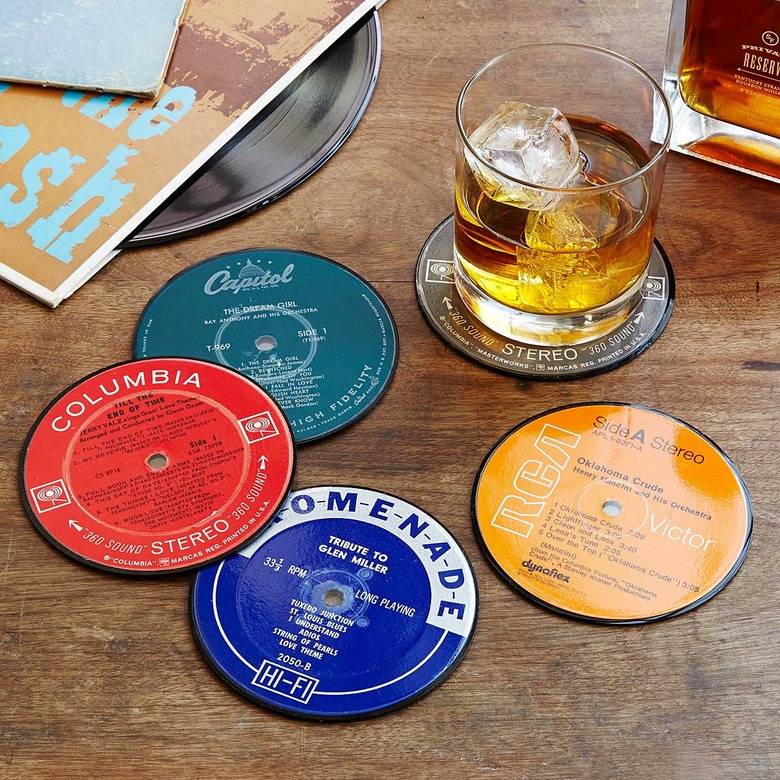 record coasters