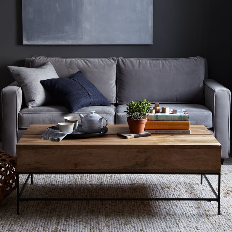west elm industrial coffee table