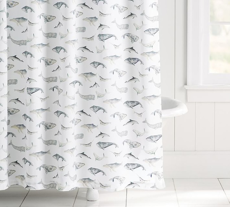 Sea Pod Shower curtain