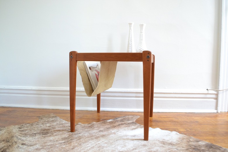 1965 Danish Modern Magazine Rack