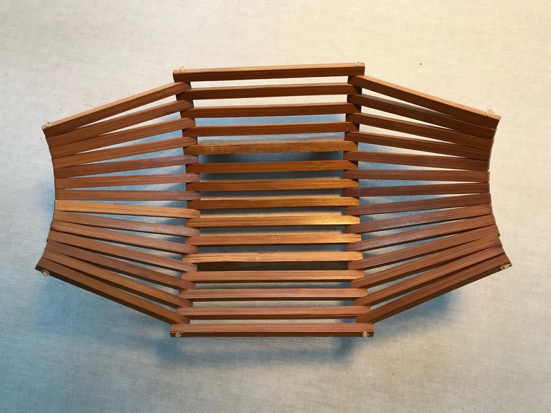Danish Wood Bread Basket