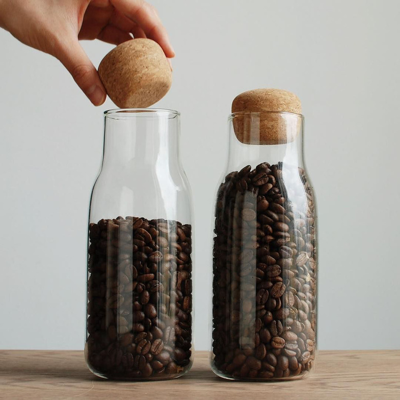 airtight bottle with cork