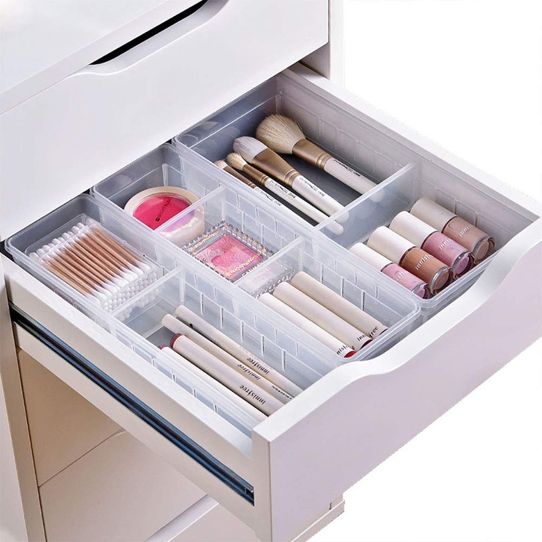 bathroom drawer organizers