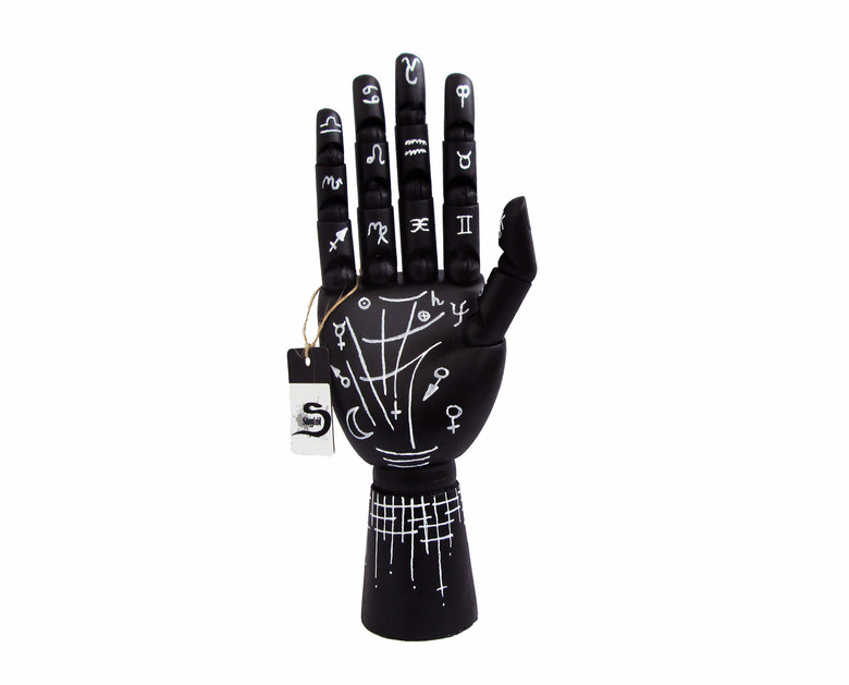 Snagglebit Ink Art Palmistry Hand