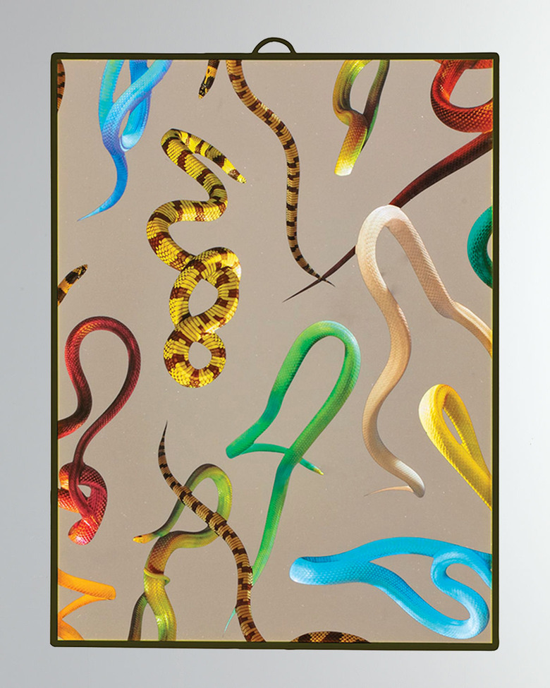 Seletti Snake Print Mirror