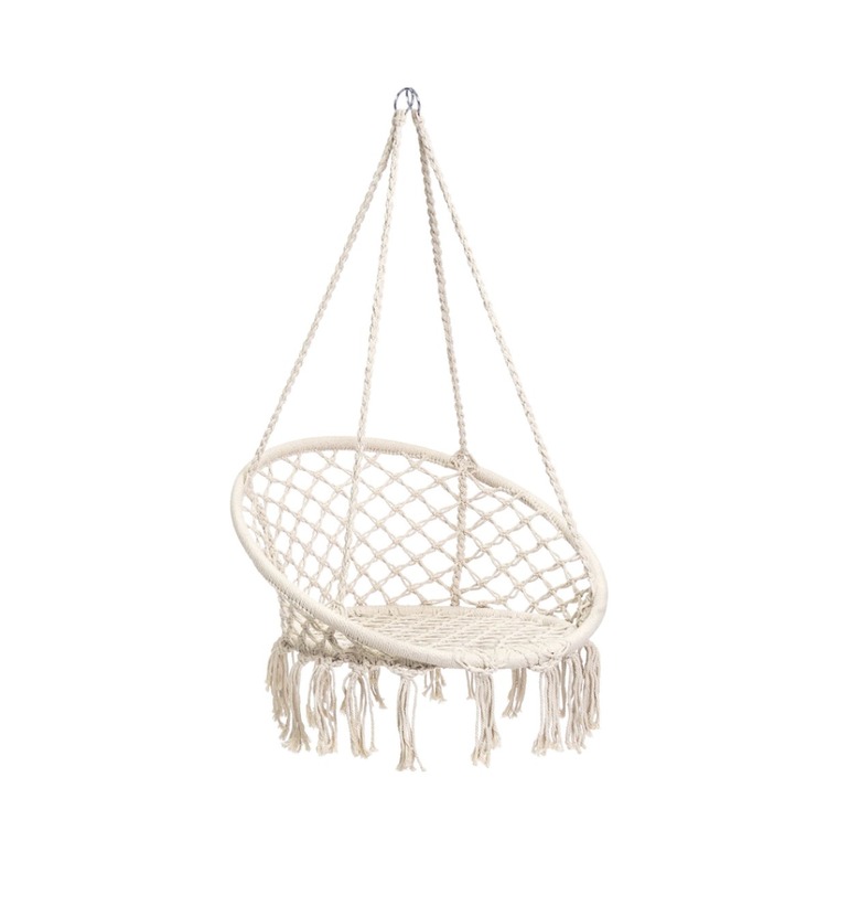 Rope hanging chair