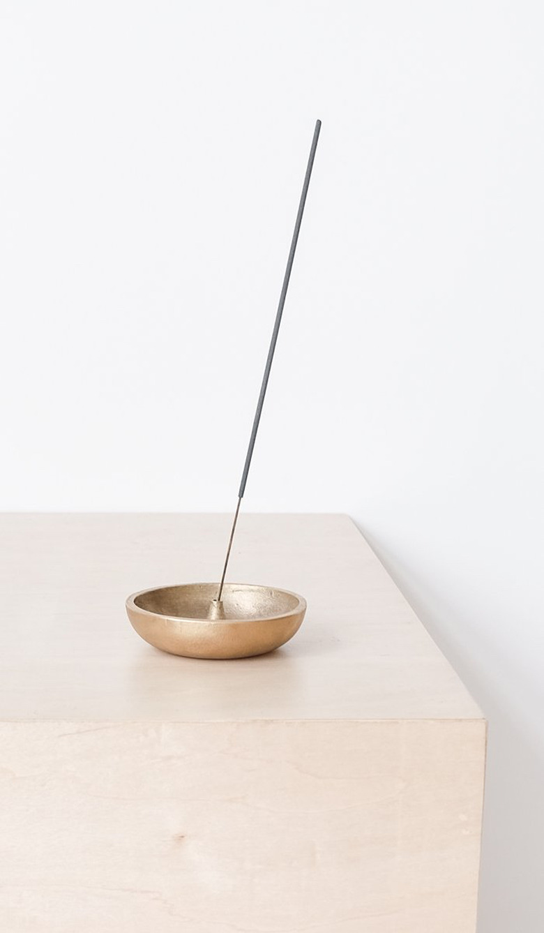 brass incense holder