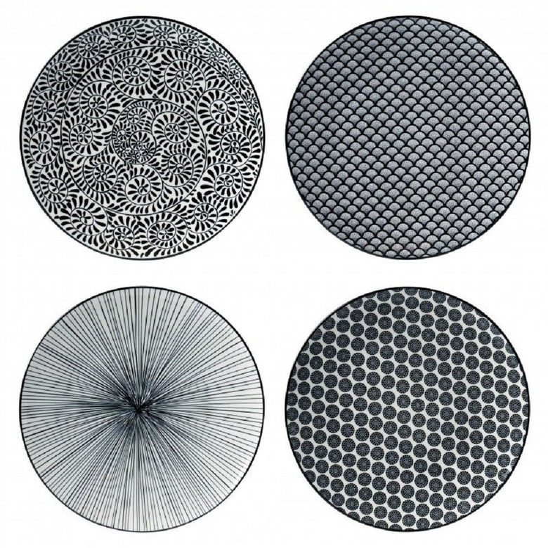 Wayfair Wrought Studio Kiaan 4-Piece Dinner Plate Set