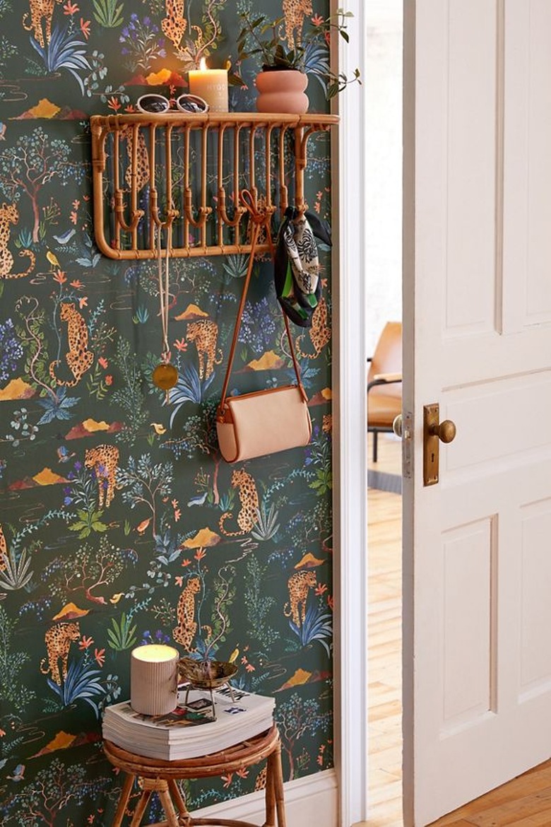 Urban Outfitters Removable Cheetah Scene Wallpaper