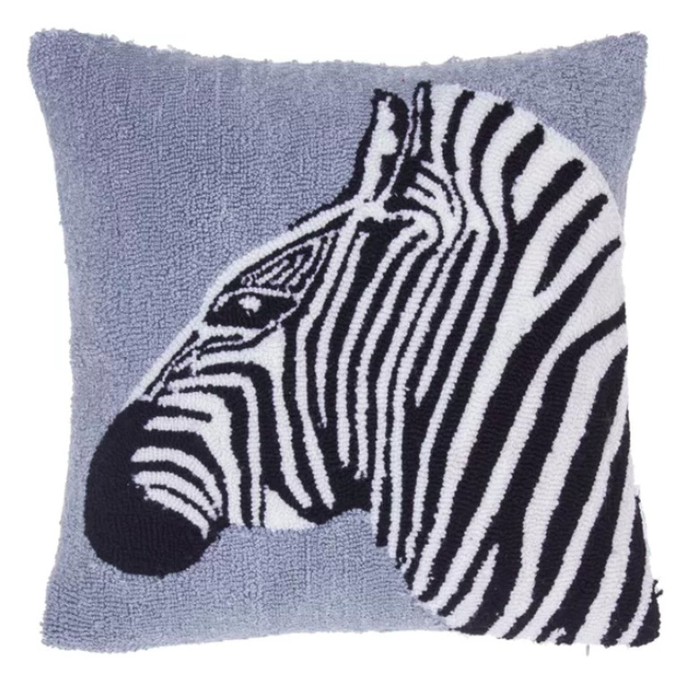 14 Karat Home Safari Zebra Throw Pillow