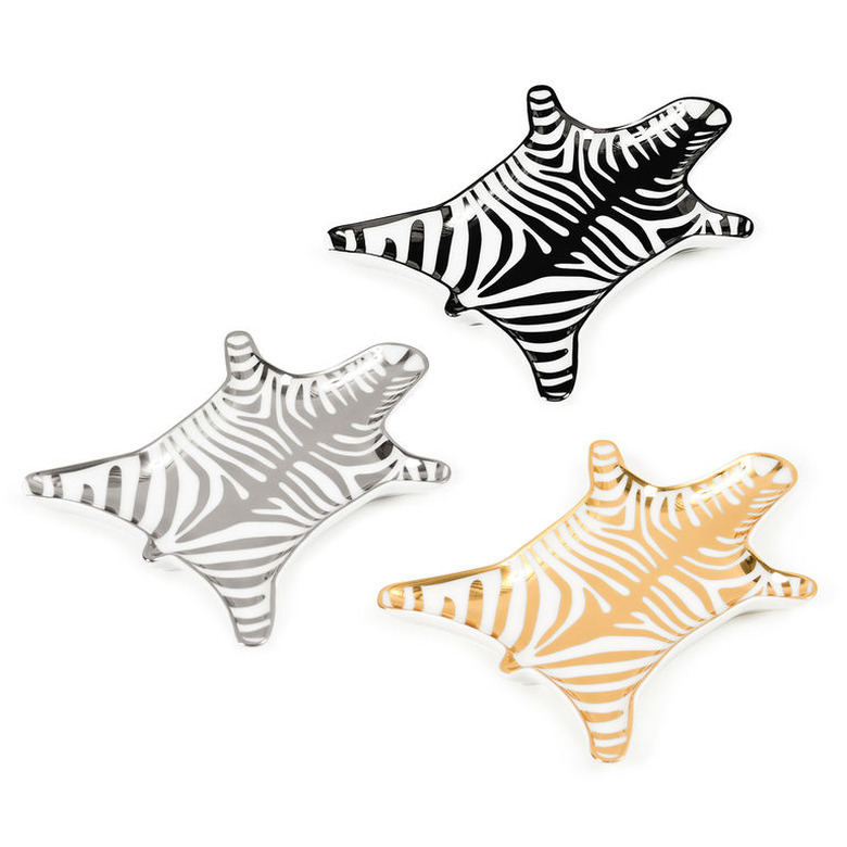 Jonathan Adler Zebra Stacking Dish Trio