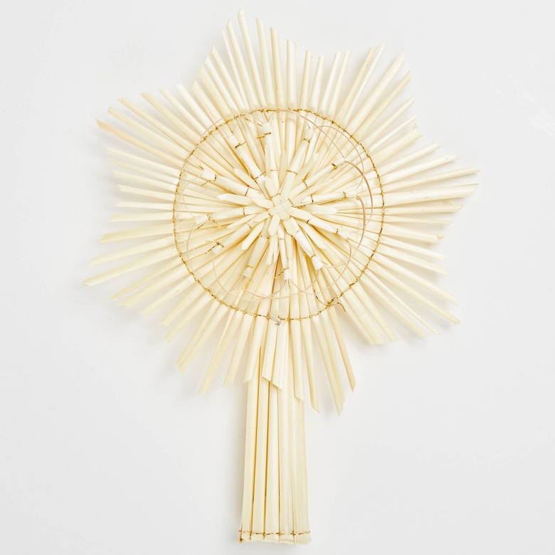 abc home straw tree topper