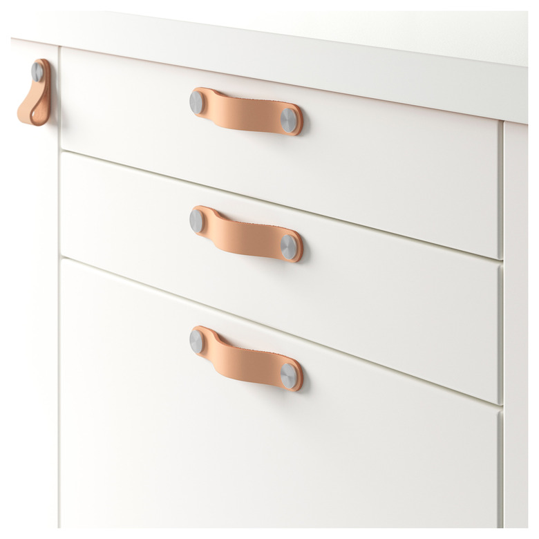ikea leather handles