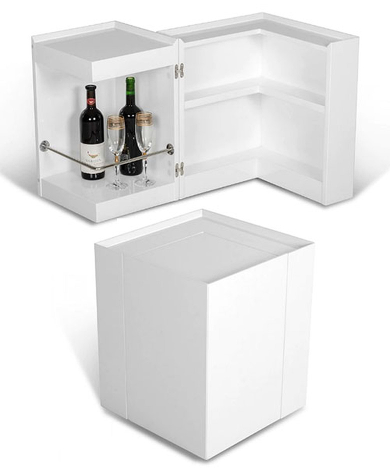 Modrest Modern White End Table