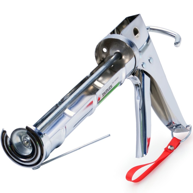 Chrome caulk gun